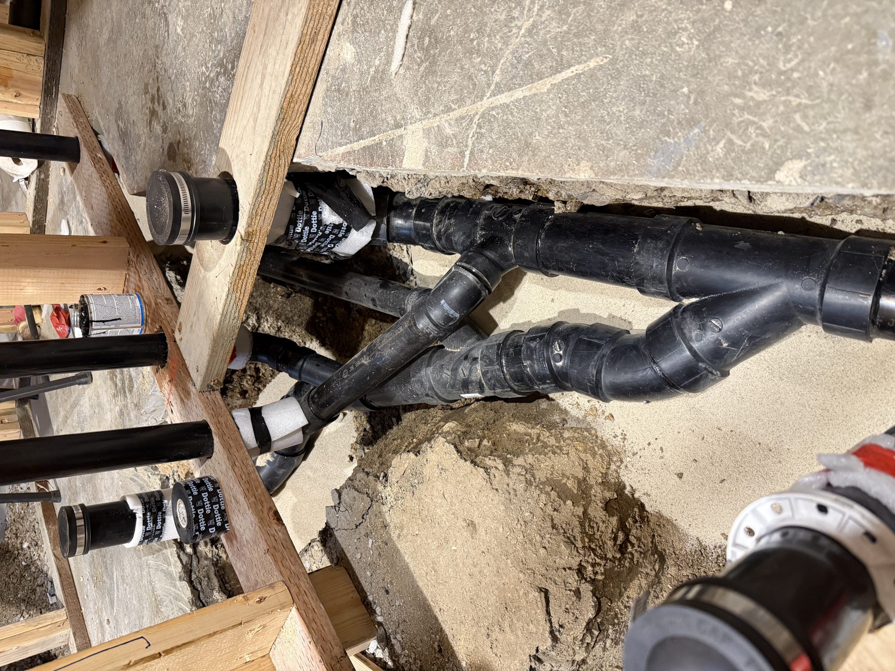 ABS waste and vent piping